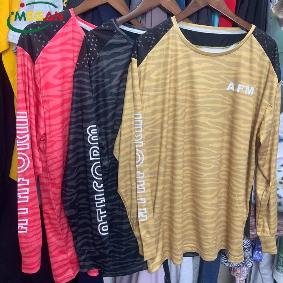Megan Shopping Online Cheap Second Hand Clothes Thermal Long Sleeve Used Shirts