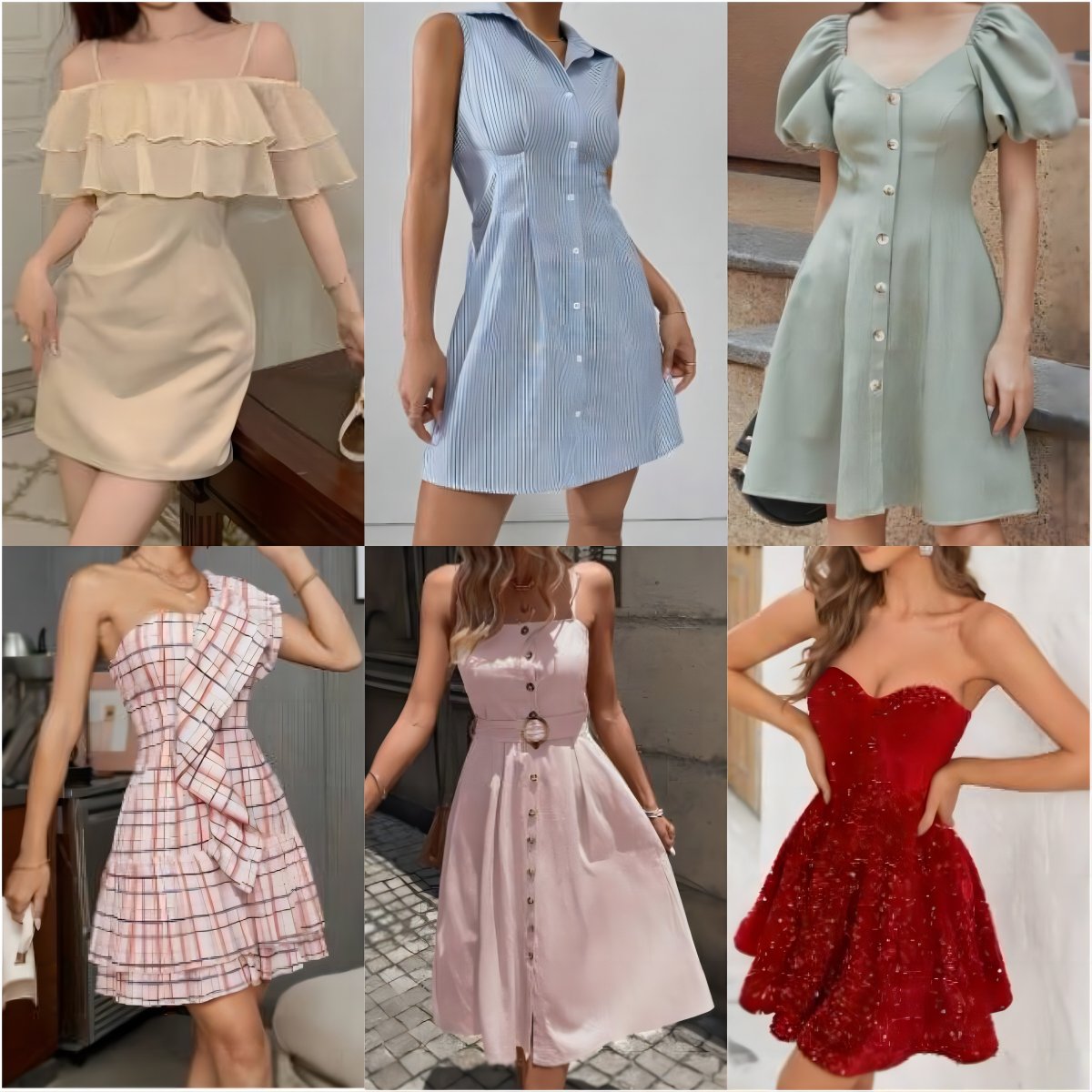 2024 Clearance Women's clothes wholesale casual dresses T-shirts mixed packaging random delivery stock clothing