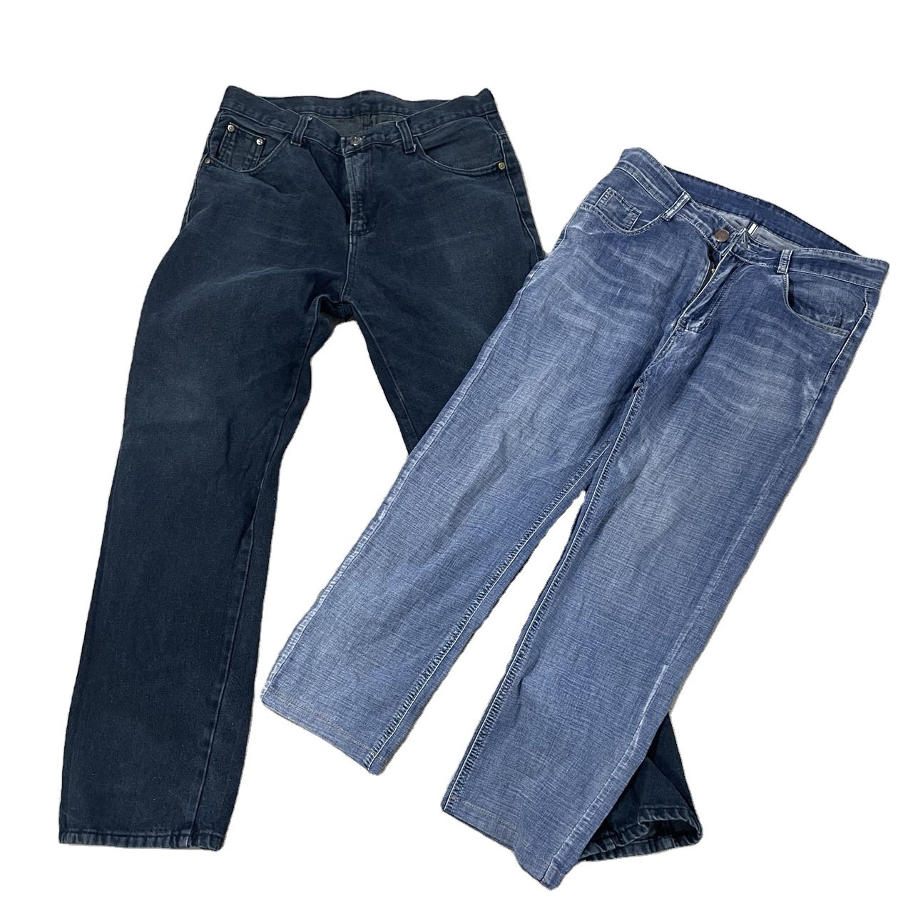 korean bales of used clothes preloved men jeans first grade thrift man denim pants long for wholesale