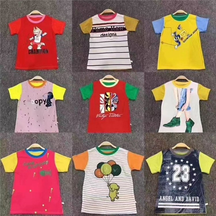 fashion girl's clothing wholesale mixed toddler baby clothes t shirt top dress pants boys clothing for apparel stock