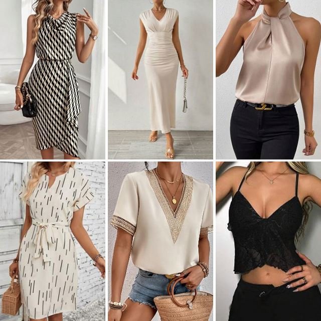 Wholesale of women's clothing casual dresses tops T-shirts mixed packaging random shipment of clothes