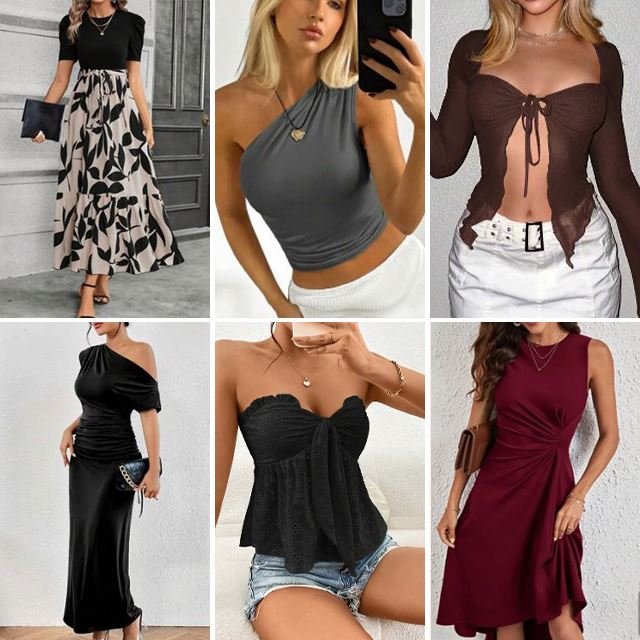 Wholesale of women's clothing casual dresses tops T-shirts mixed packaging random shipment of clothes
