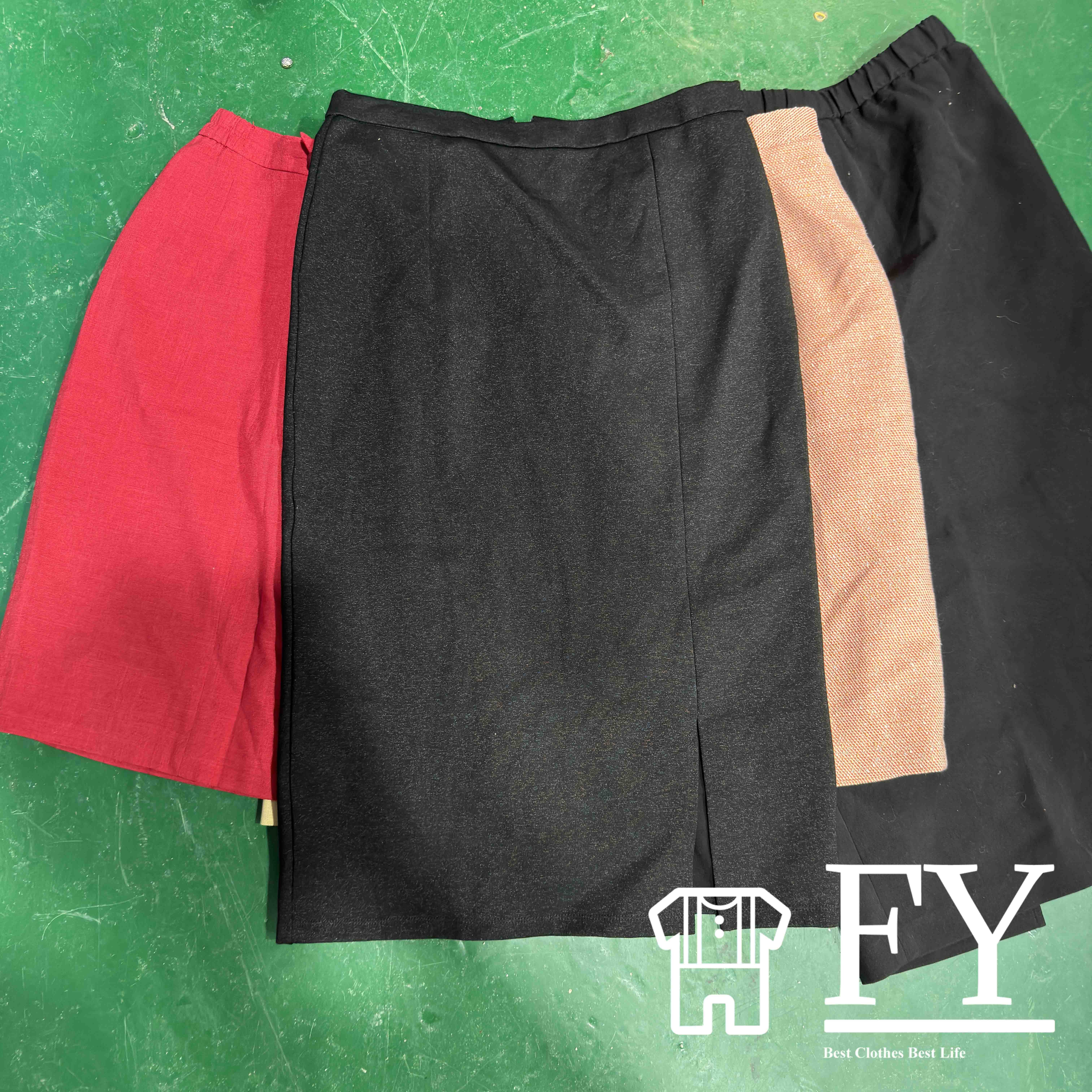 FengYang Second hand Skirt Suits For Ladies Office Skirt Wear Korea Used Clothing Thrift Mini Skirt