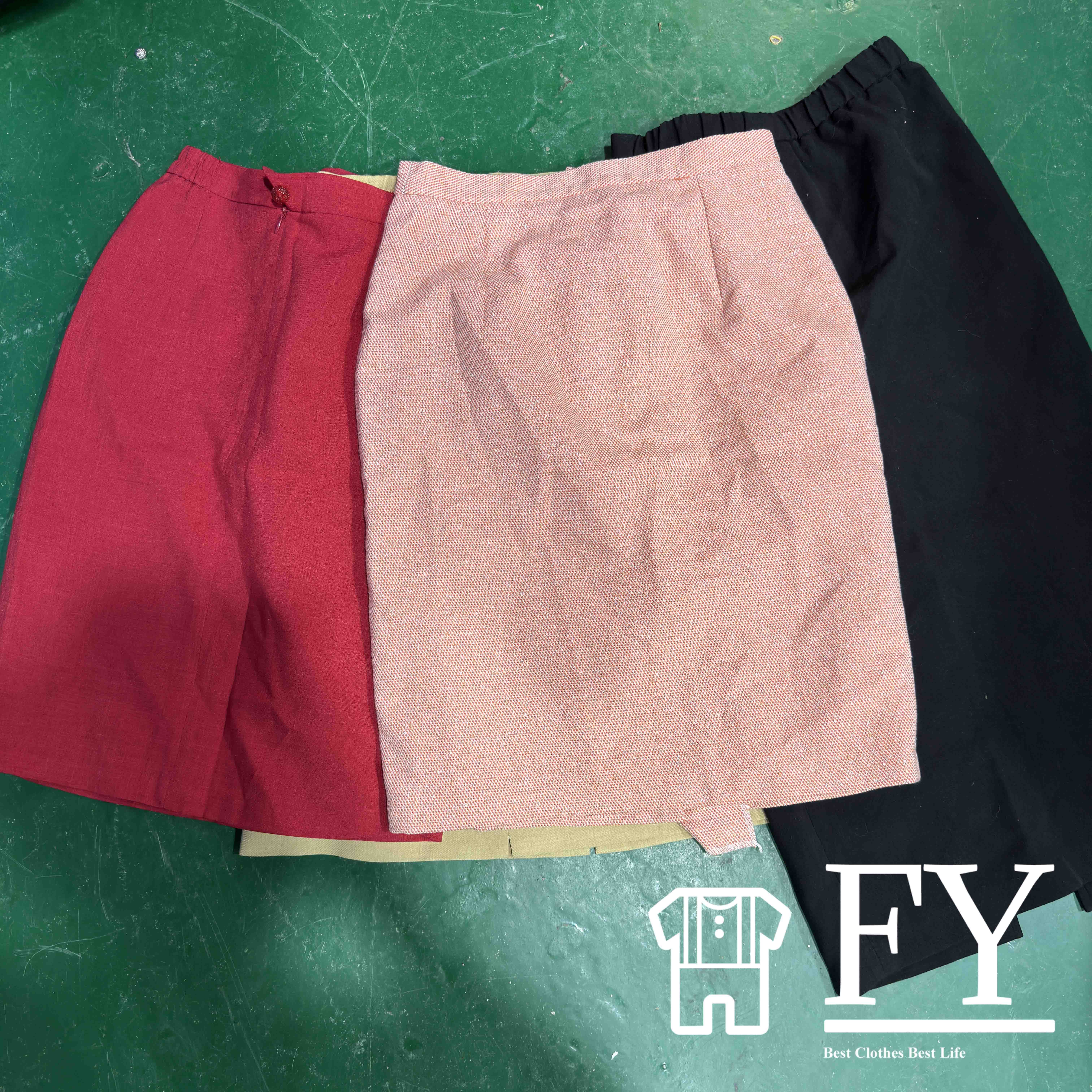 FengYang Second hand Skirt Suits For Ladies Office Skirt Wear Korea Used Clothing Thrift Mini Skirt