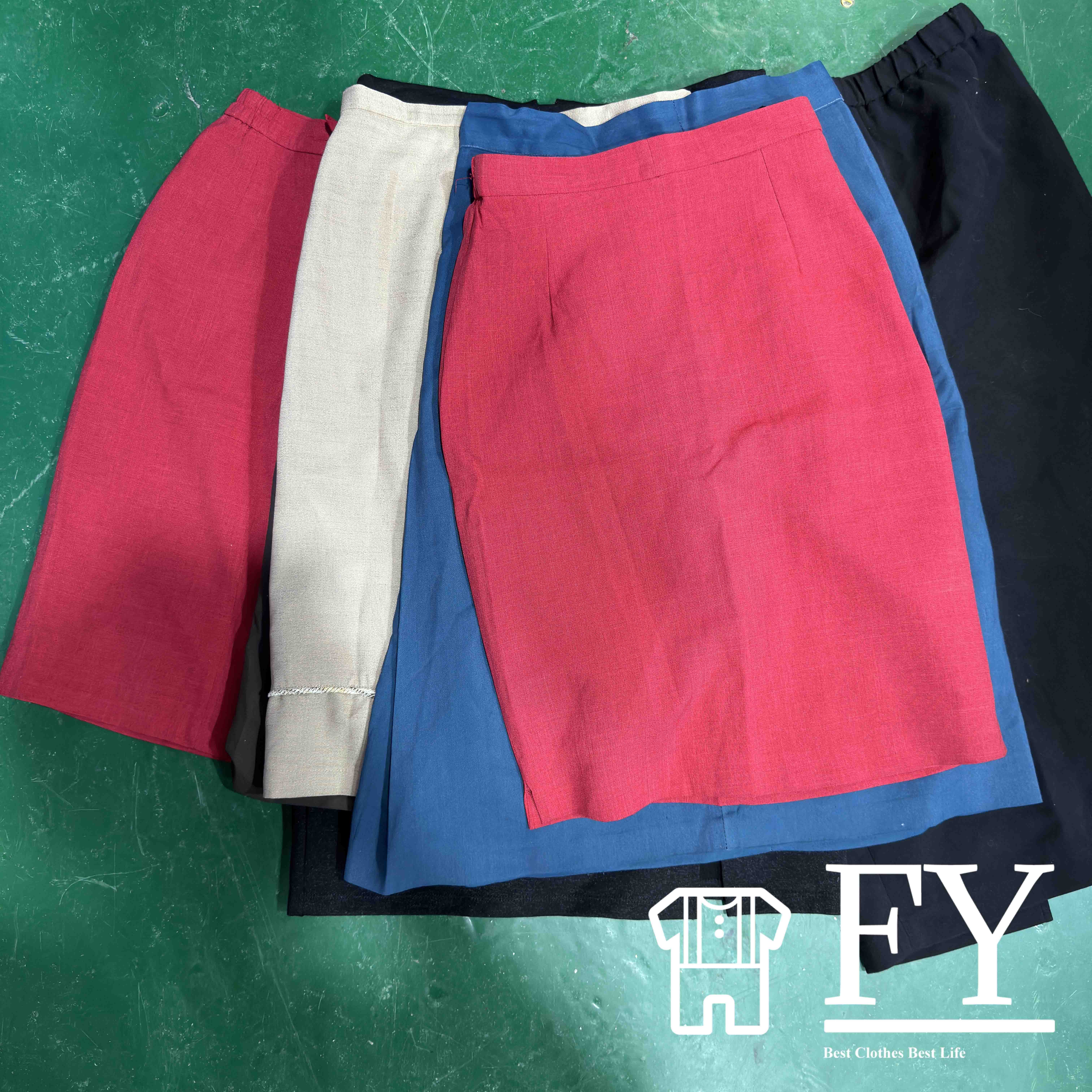 FengYang Second hand Skirt Suits For Ladies Office Skirt Wear Korea Used Clothing Thrift Mini Skirt