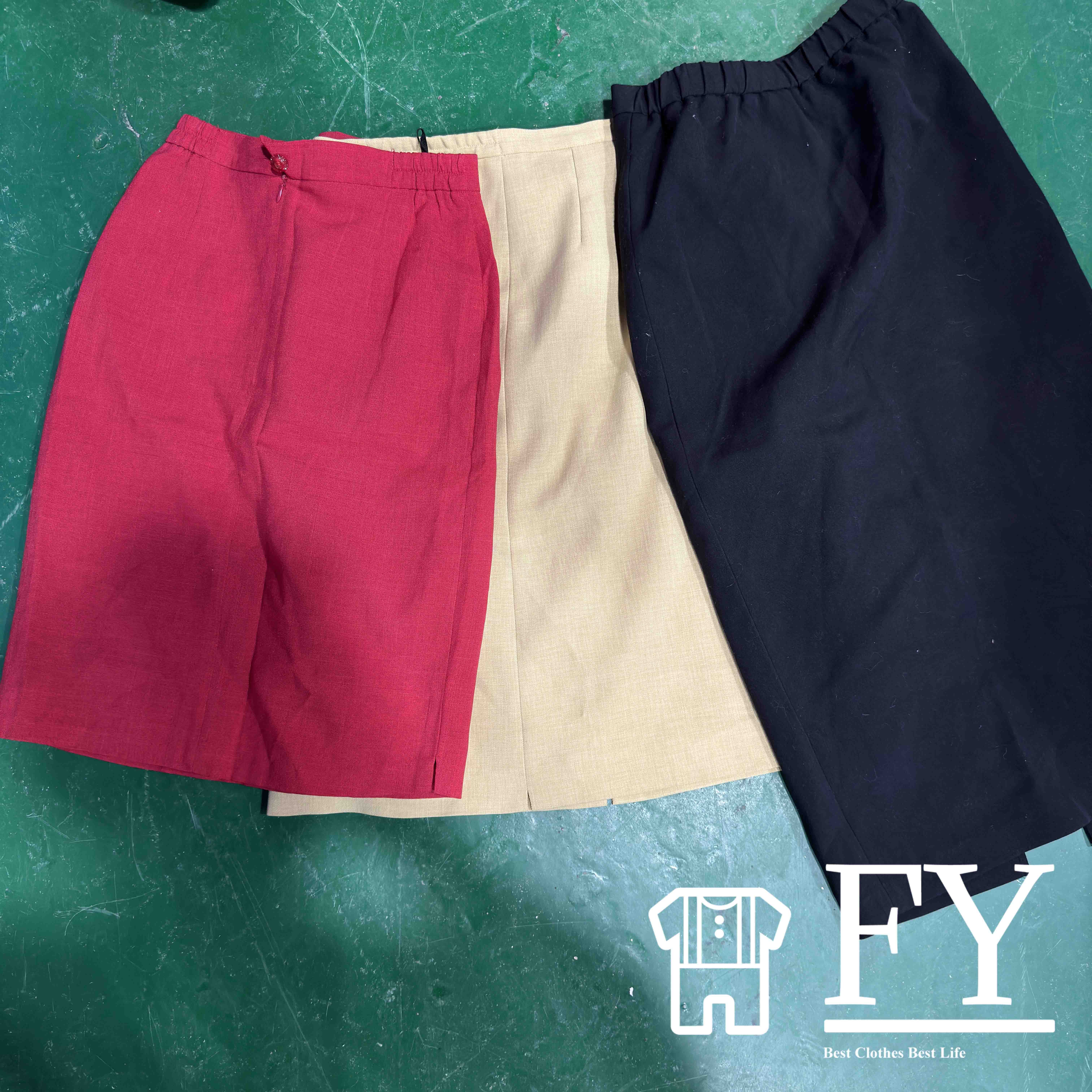 FengYang Second hand Skirt Suits For Ladies Office Skirt Wear Korea Used Clothing Thrift Mini Skirt