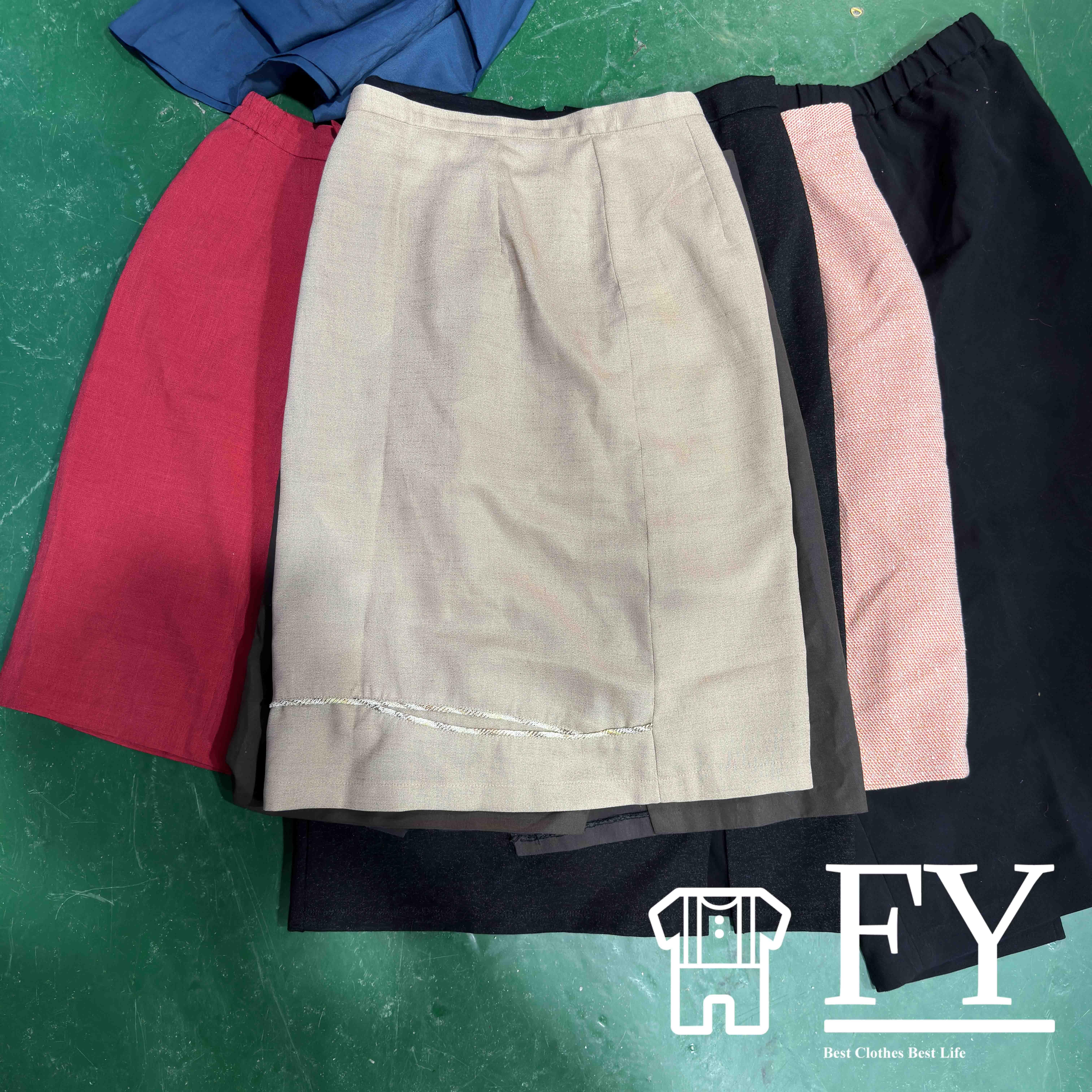 FengYang Second hand Skirt Suits For Ladies Office Skirt Wear Korea Used Clothing Thrift Mini Skirt