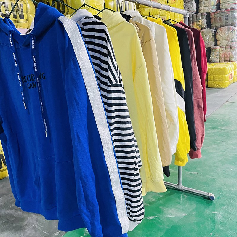 used branded hoodies Second Hand Designer women hoodies winter Clothes Sell Used Clothes Bales men Used Hoody used sweaters
