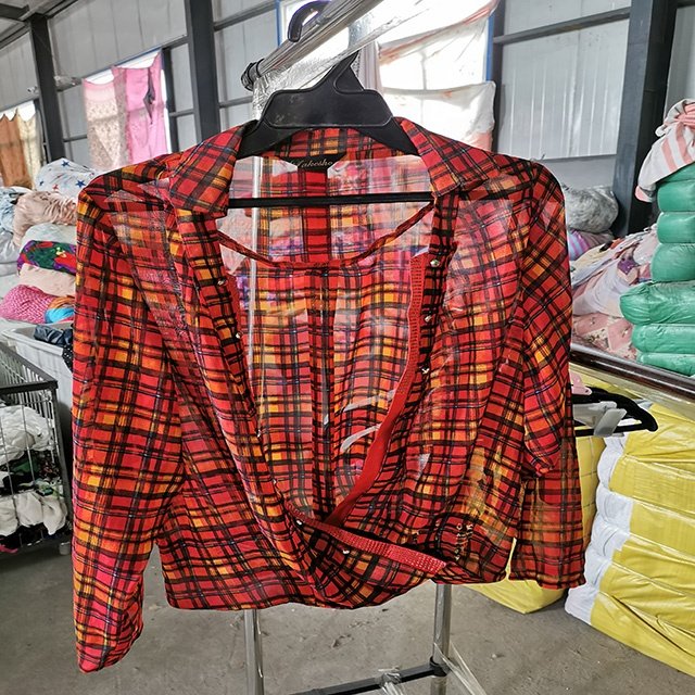 china factory wholesale used clothes second hand women's clothing fabric comfortable second hand long-sleeved clothes