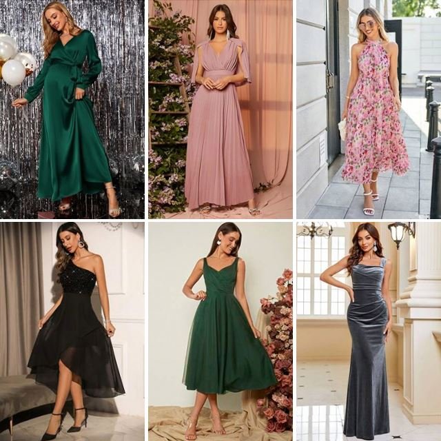 Factory inventory, used dresses for women, second-hand evening gowns, clothing clearance
