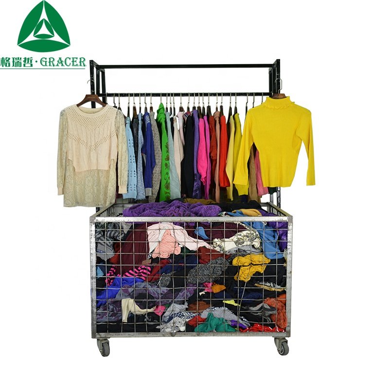 Thrift Clothing Recycled Ladies Used Sweaters Second Hand Clean Clothes For Sale Ukay Ukay Bale