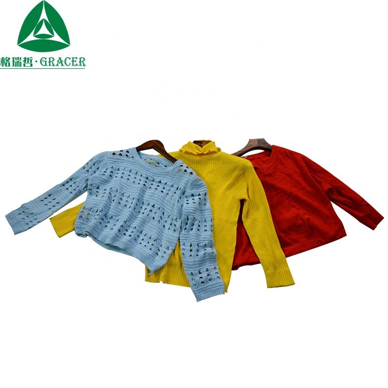 Thrift Clothing Recycled Ladies Used Sweaters Second Hand Clean Clothes For Sale Ukay Ukay Bale