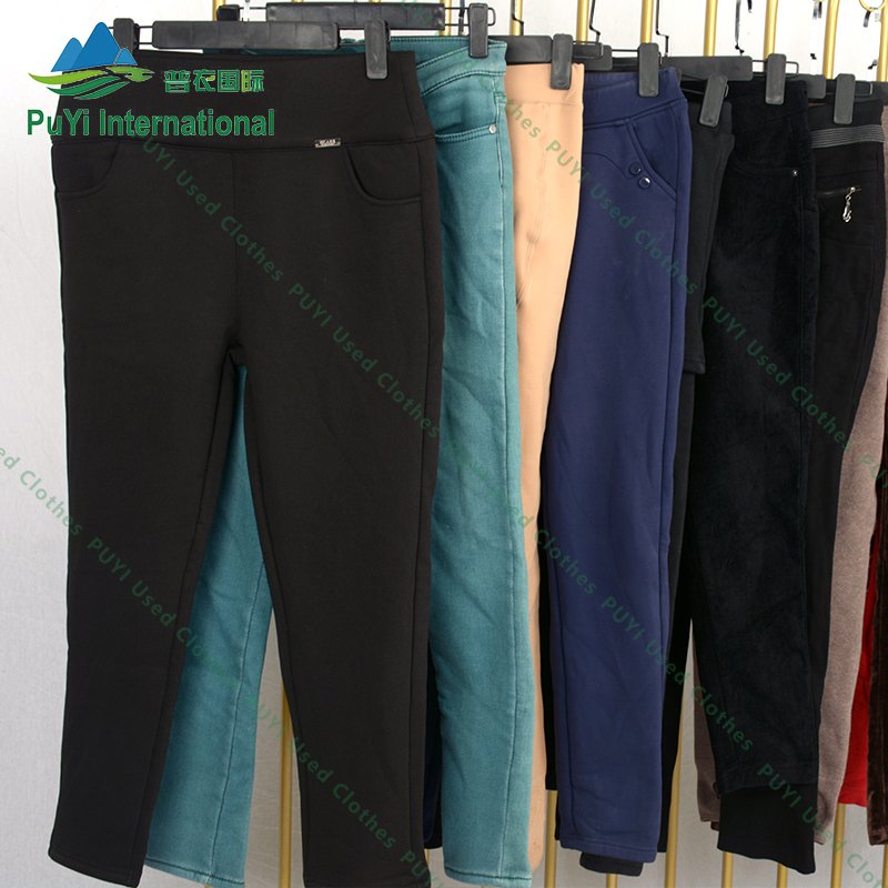 winter legging pant uk second hand clothes ladies clothing bales women ball clothes used