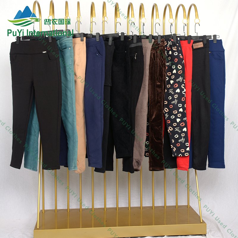 winter legging pant uk second hand clothes ladies clothing bales women ball clothes used