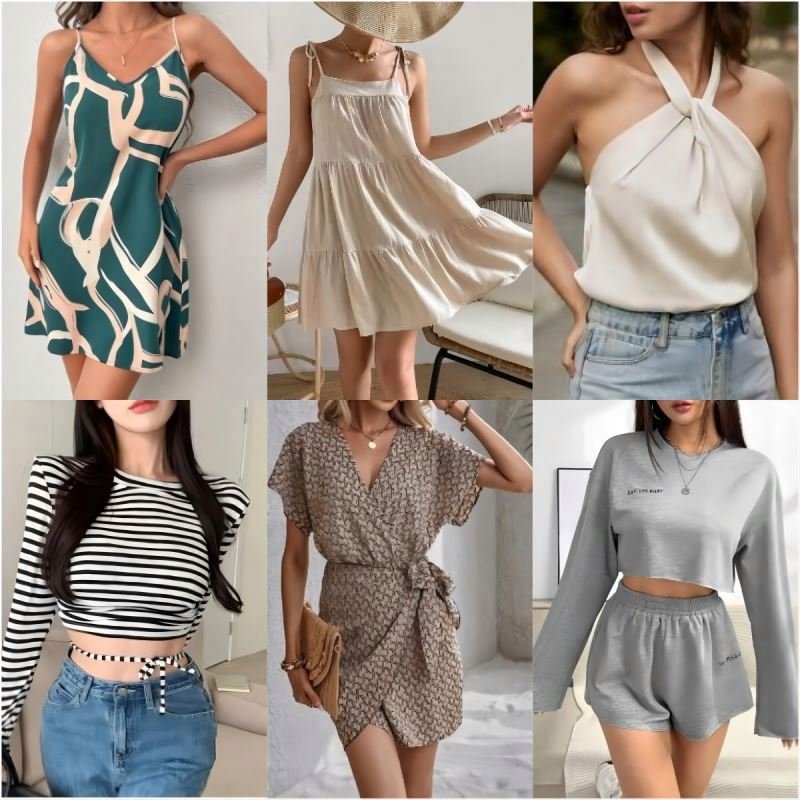 LOW MOQ 2024 sale Cheap womens clothes bulk clothing shipping shop wholesale clothing tops dress Used Clothes