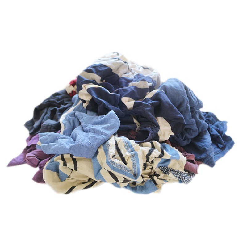 2022 Australia Brisbane Hot Selling Dark Colored T-shirt Wiping Rags For Sale Industrial Rags 10kg Bales 100% Cotton Rags