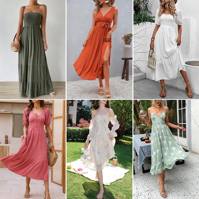 wholesale women dress bale mixes clothes bulk assorted brand new casual dress used clothes women apparel stock clothing
