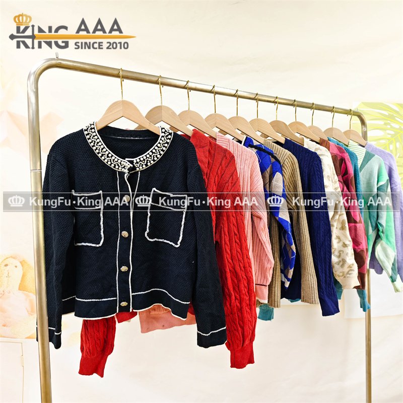 women's cardigans usa used clothes second hand clothes wholesale lote ropa casual usada second ball pakaian bekas 45kg 50kg