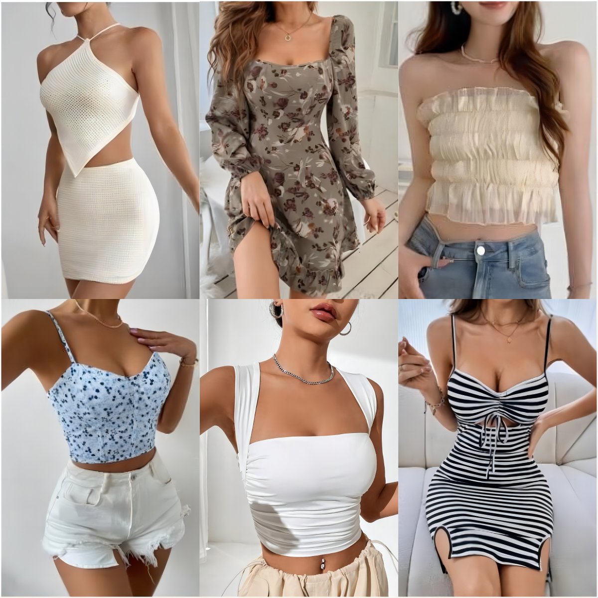 2024 Clearance Women's clothes wholesale casual dresses T-shirts mixed packaging random Ropa Mujer stock clothing
