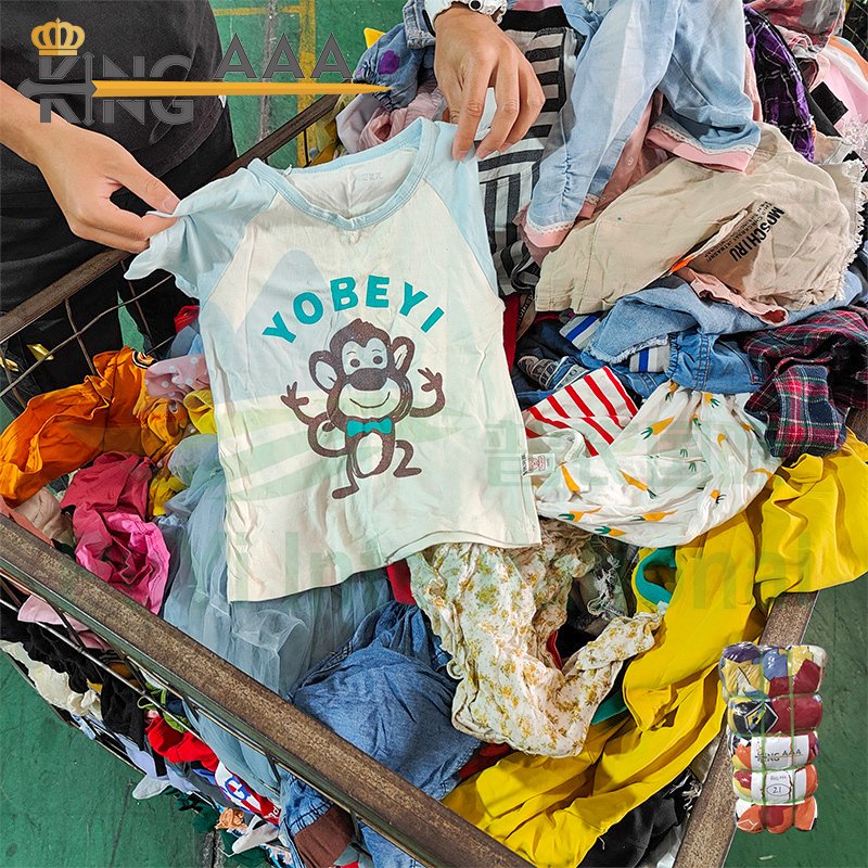 Children Summer Wear Second Hand Clothes Summer Products Mixed Summer Clothes Stock Thrift Store for Kids