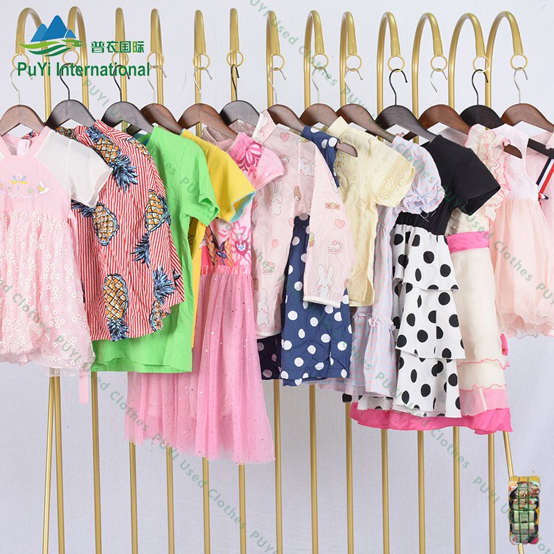 Children Summer Wear Second Hand Clothes Summer Products Mixed Summer Clothes Stock Thrift Store for Kids