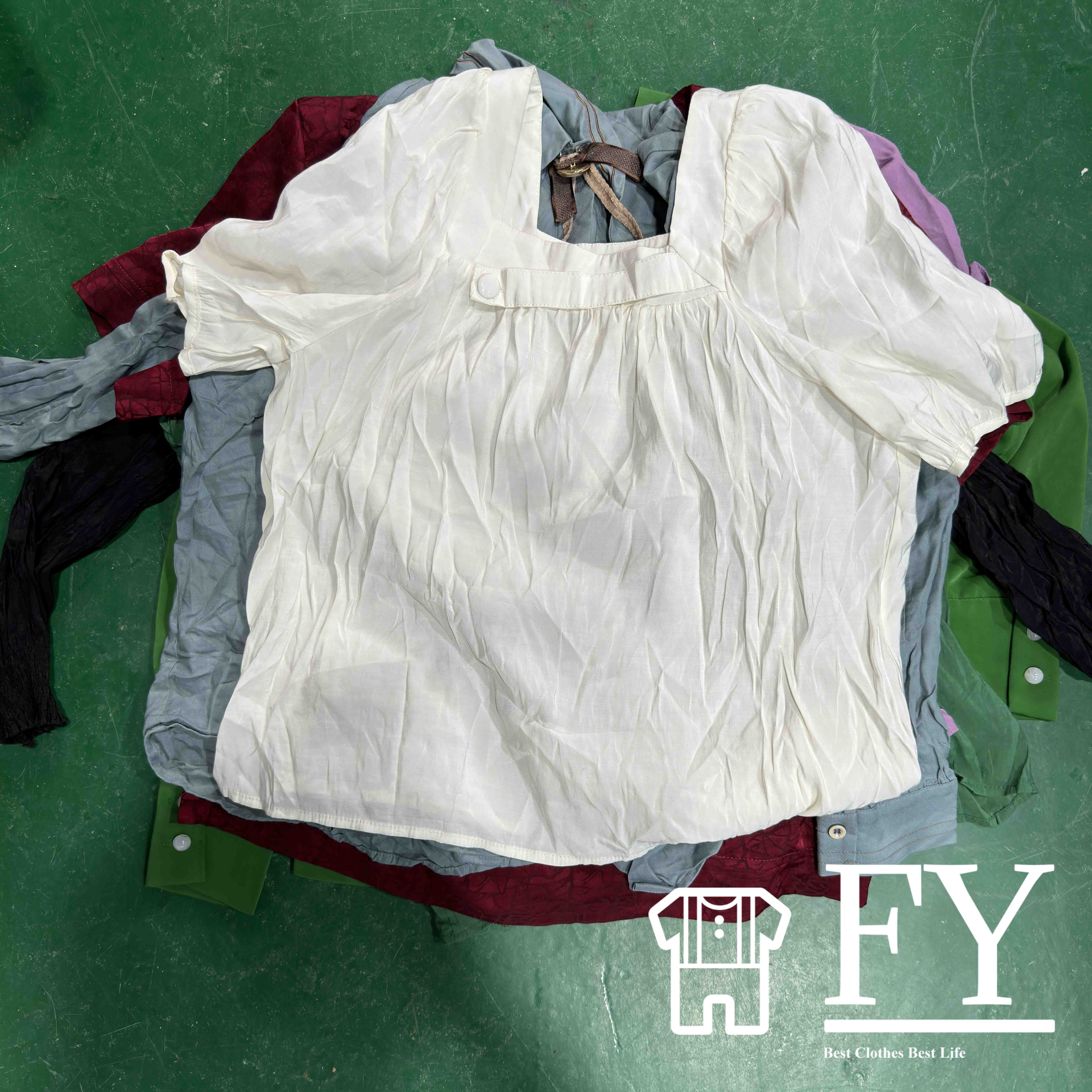FengYang Ukay White Shirt Summer Branded Used Clothes Bales for Men Women Used for Adult Grade A Clothes Used