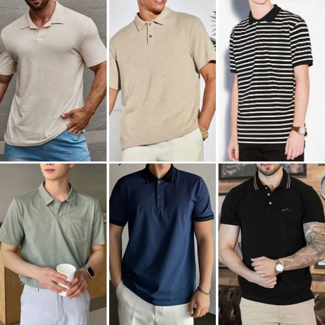 Wholesale 2024 fashionable polo shirts summer casual men's short sleeved polo shirts clearance and random shipment