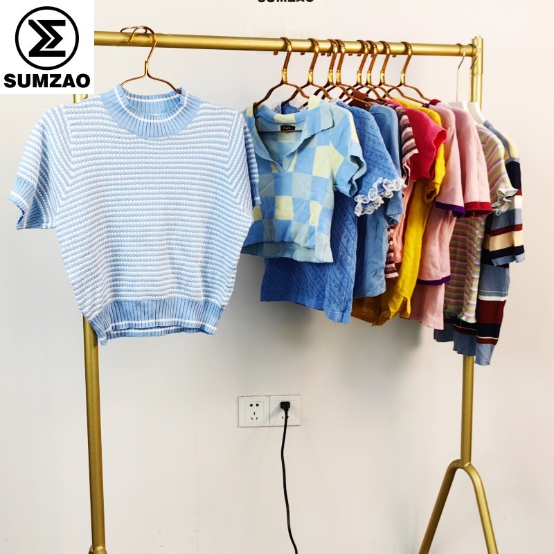 wholesale korea used clothes for women knit tops ukay ukay bales vip clothes bulk philippines second-hand clothes