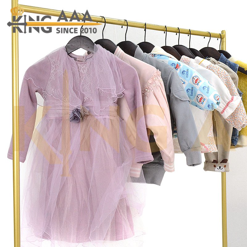 Geyu Kids Used Clothes Autumn Mixed Second Hand Children Clothes Baby Vintage Clothing Wholesale Ukay Ukay Bales