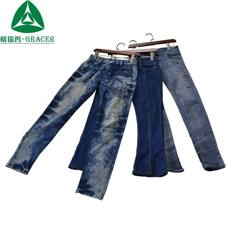 Bulk Ladies Jeans Pants Used Clothing Clothes Used Clothing Turkey