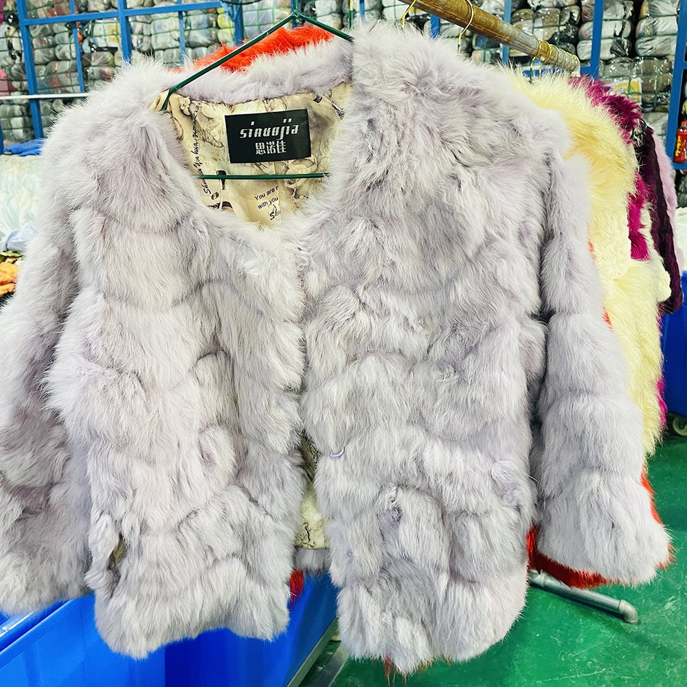 Winter Faux Fur Coat Artificial Fur Jacket Used Clothing Second Hand Clothes Bales Used Clothes Korea for Women Adults
