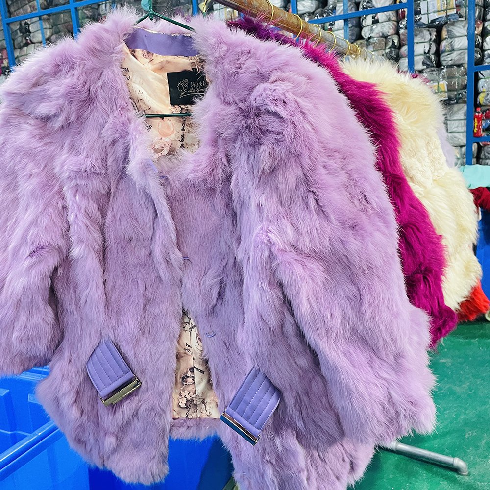 Winter Faux Fur Coat Artificial Fur Jacket Used Clothing Second Hand Clothes Bales Used Clothes Korea for Women Adults