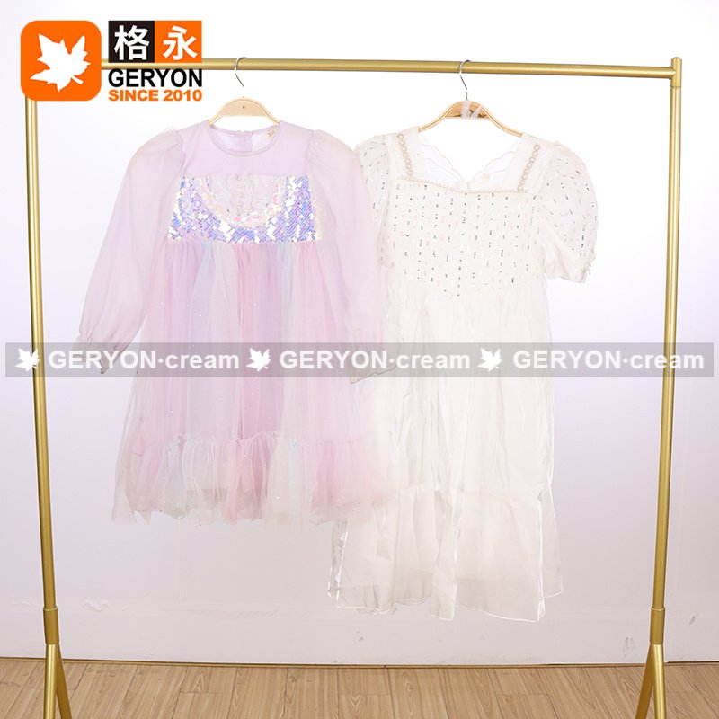 GERYON vintage Summer Used Children Clothes Wholesale Apparel Stock Second Hand Children Branded Mix Clothes For Summer