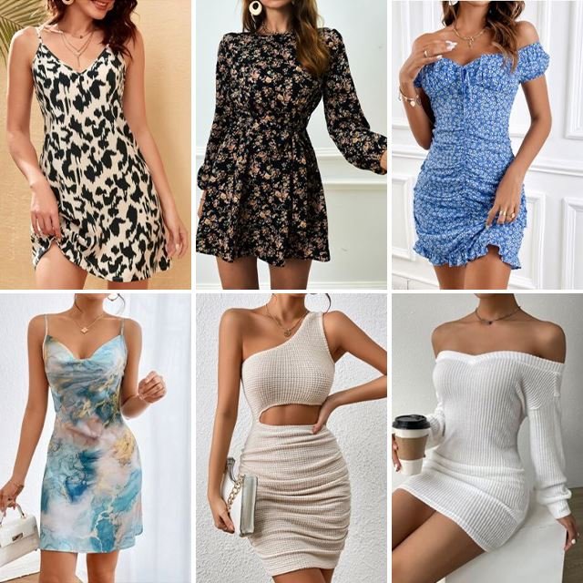 Wholesale Women Dress Bale Mixes Clothes Bulk Assorted Brand New Casual Dress Used Clothes Women Apparel Stock Clothing