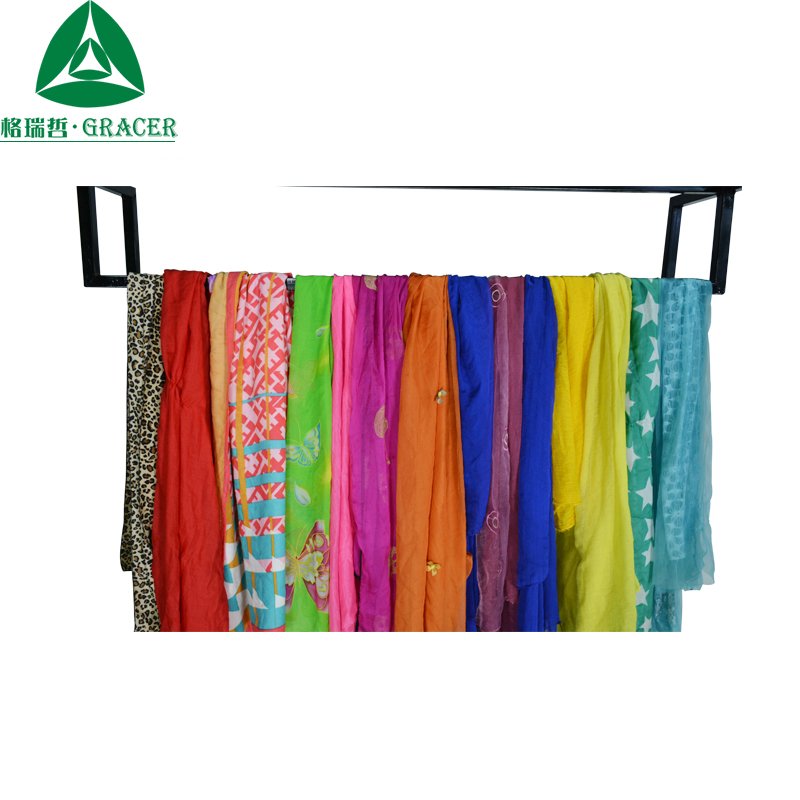 Lady second hand silk scarf used clothing in stock used summer clothes in bales