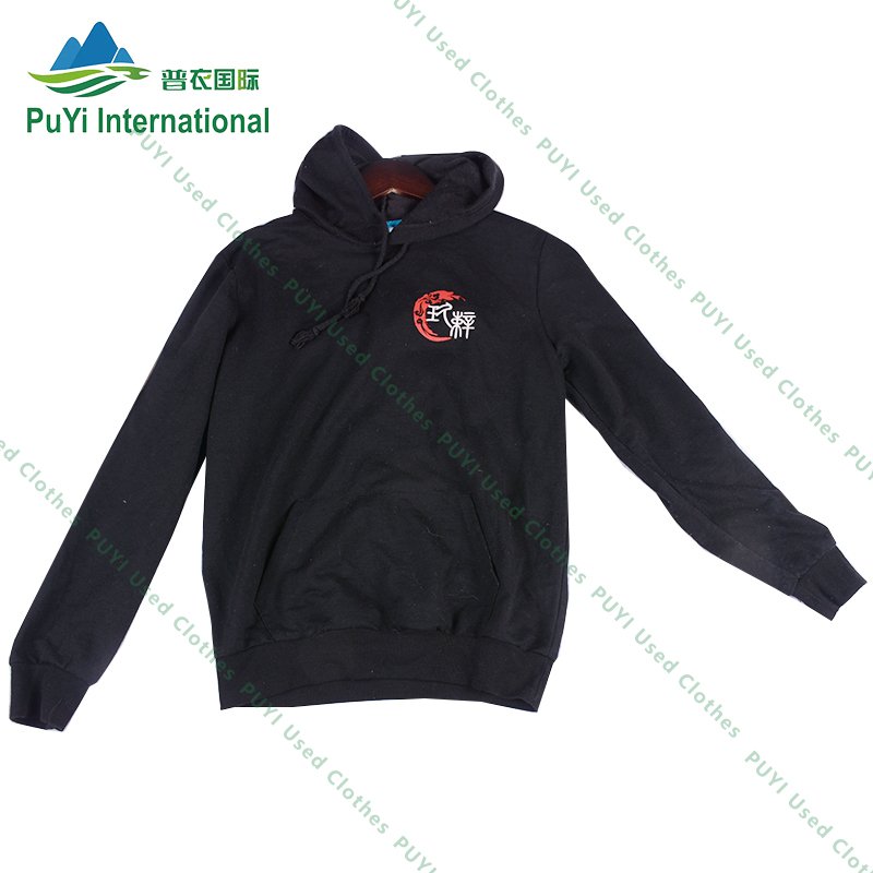 China wholesale hoody sportswear a grade thick heavy hoodie pants mixed second hand clothes bales korean used clothing