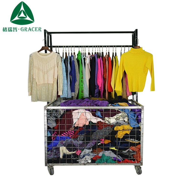 Thrift Wholesale Second Hand Clothes Sell Used Clothes Bulk Ladies Sweater bundles Ukay Bale