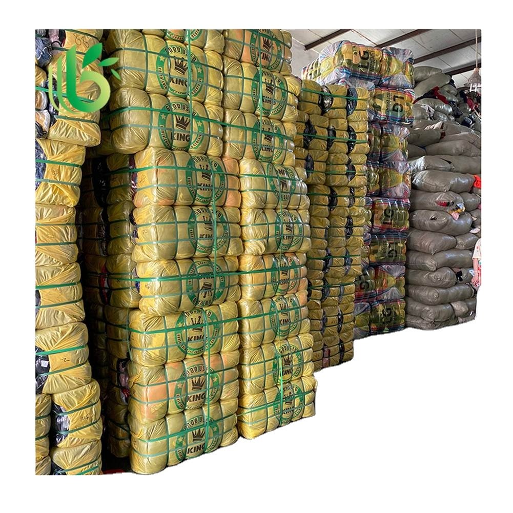 Brilliant Orignal And Clean Quality Strict Screening Process 50Kg Used Clothes In Bales