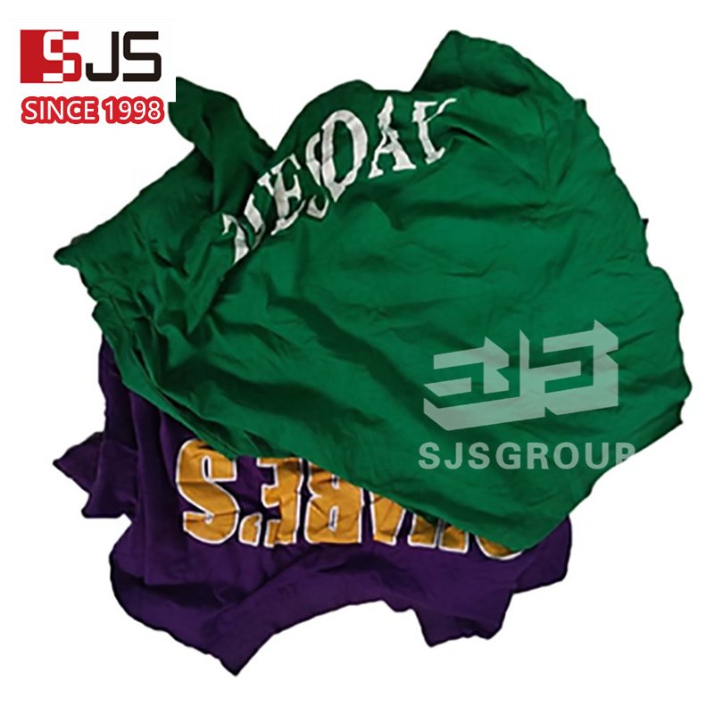 10KG 25KG Bales Cotton rag High quality 35-55cm used clothes cotton cleaning rags industrial cotton wiping cut t shirt rags