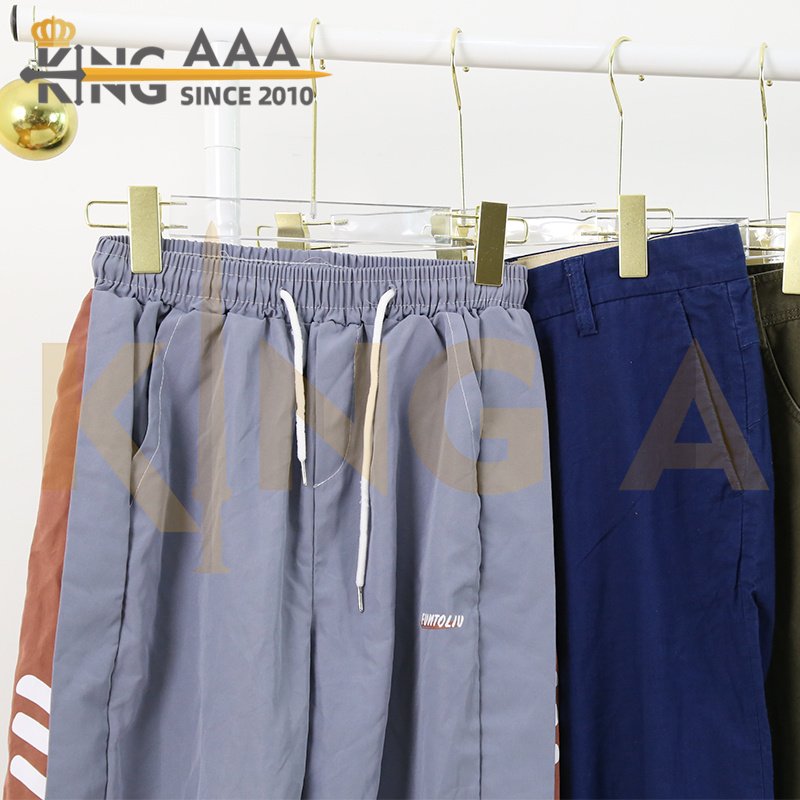 GEYU Second Hand Clothes Men Cotton Used Pants Bales Sports Mens Pants Big Pocket Cotton Used Pants for Men