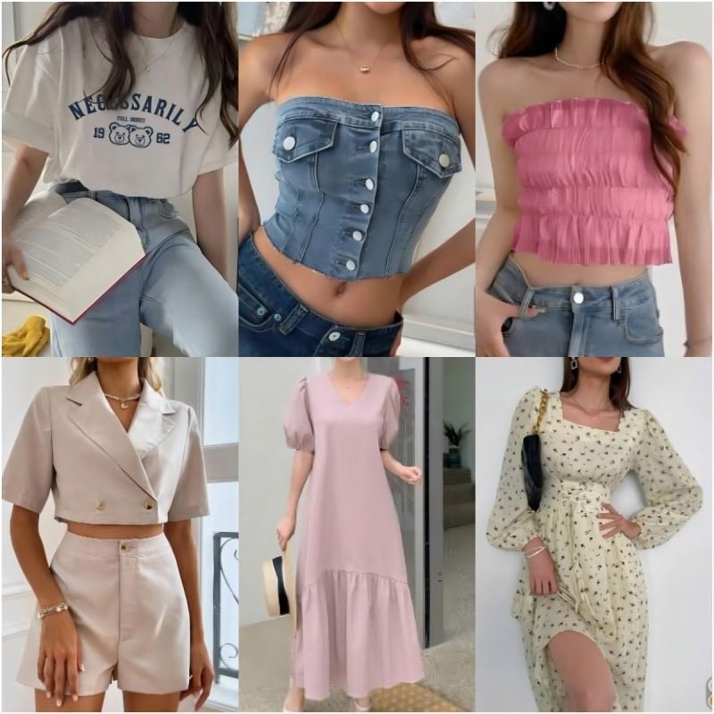 2024 wholesale fashion stock design summer women's casual V-neck printed short sleeved dresses randomly shipped