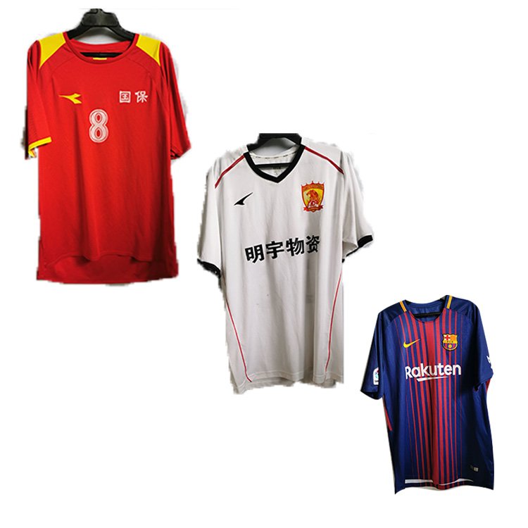 Container wholesale used clothes sport wear men second hand clothes from used football jersey