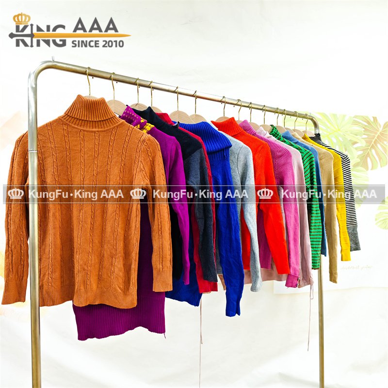crop top woman turtleneck used wholesale clothing used clothes branded sudadera polar decullo redondo para mujer ropa usada
