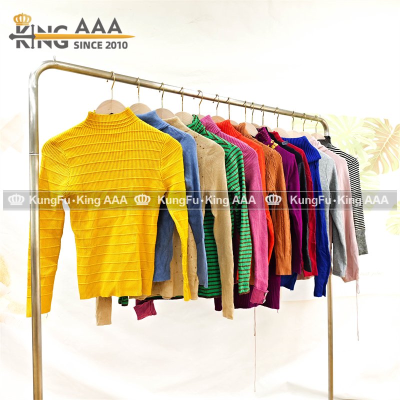 crop top woman turtleneck used wholesale clothing used clothes branded sudadera polar decullo redondo para mujer ropa usada