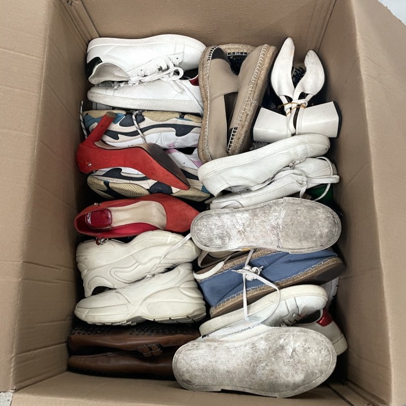 Luxury ltaly used shoes branded in bales second hand shoes use branded luxury shoes for men woman clean and very good condition