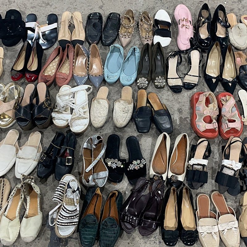 Luxury ltaly used shoes branded in bales second hand shoes use branded luxury shoes for men woman clean and very good condition