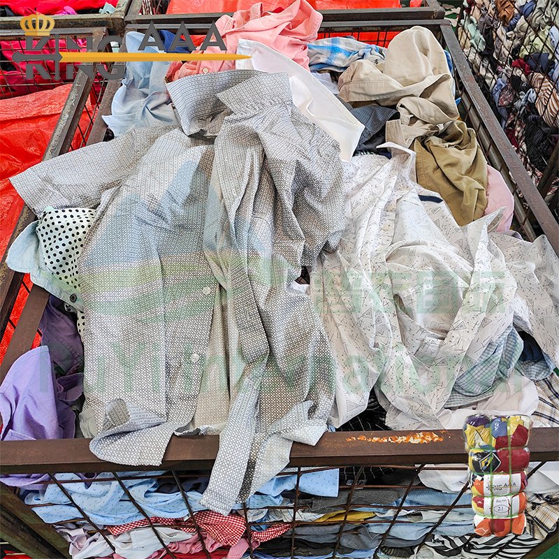 apparel stock 45kg Used Clothes Men shirts bales Summer second hand clothing ropa hombre men t-shirt