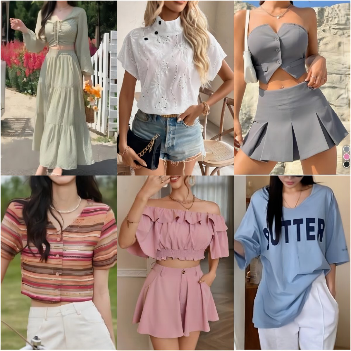 Wholesale Women's brand New top mix Mix dress bulk package ropa mujer used stock clothing