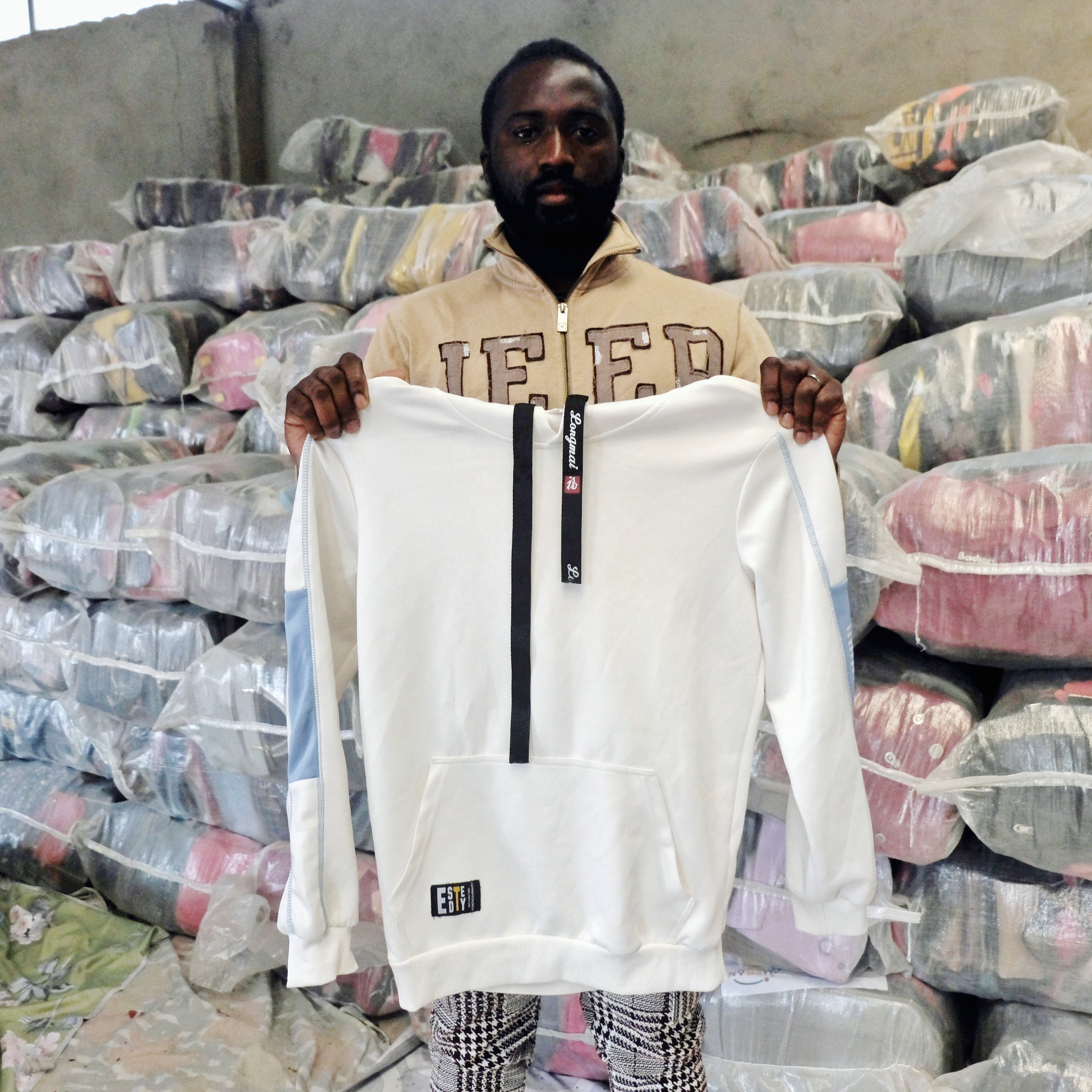 Megan GuangZhou Oversized Used Clothes Bales Mens Heavyweight Second Hand Hoodies