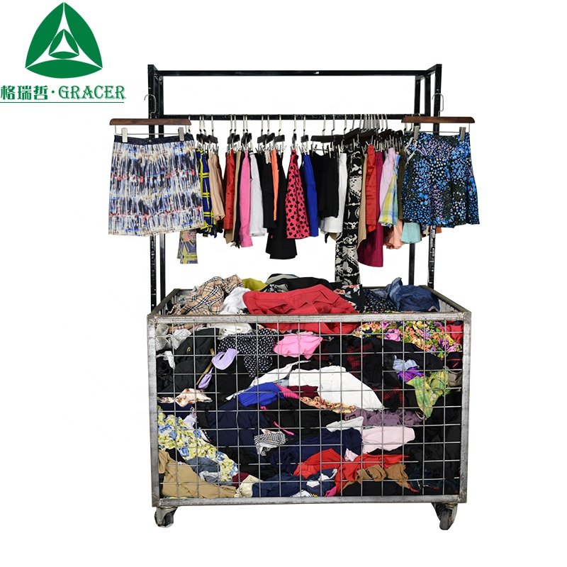 Stock Brand Used Apparel Bales Mix Style Used Clothes Dealers Bundle Second Hand Export Clothing